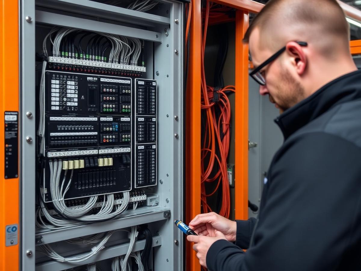 Perakitan panel kontrol PLC